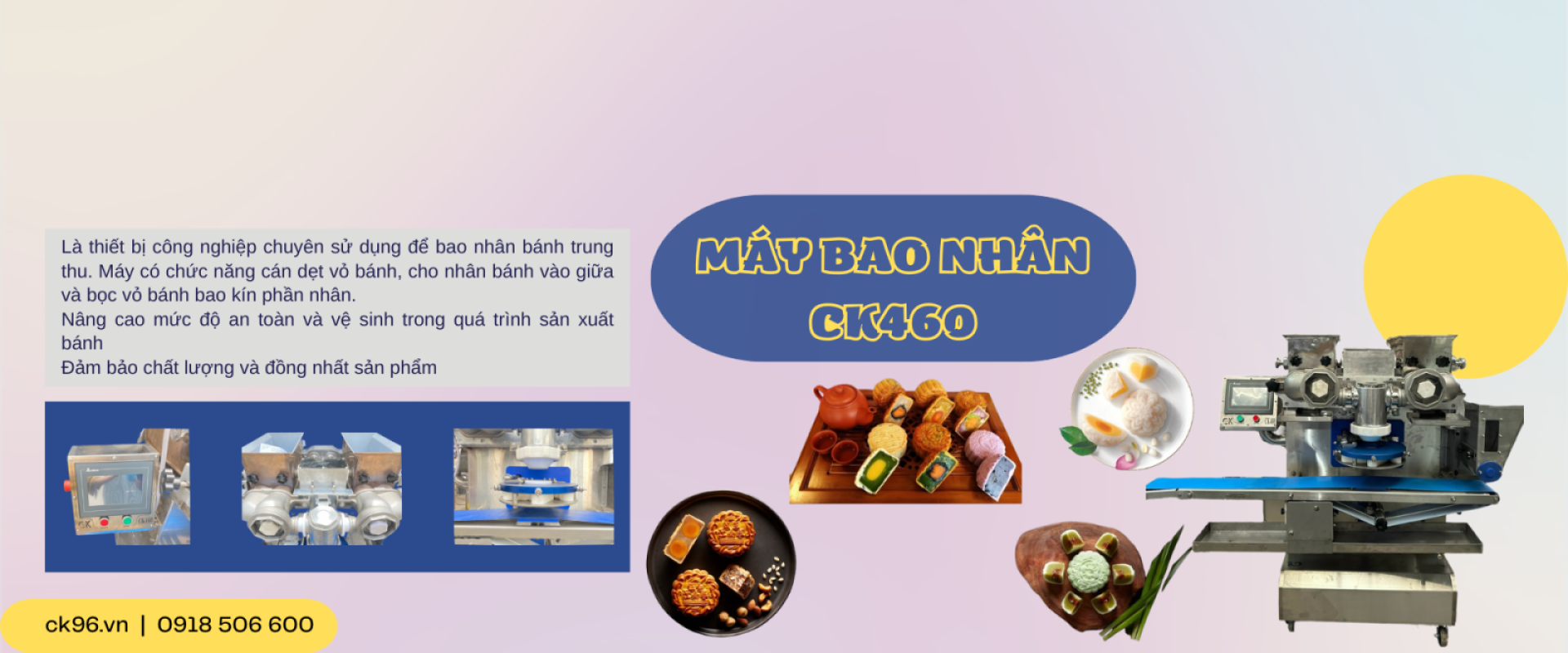 MÁY BAO NHÂN CK460