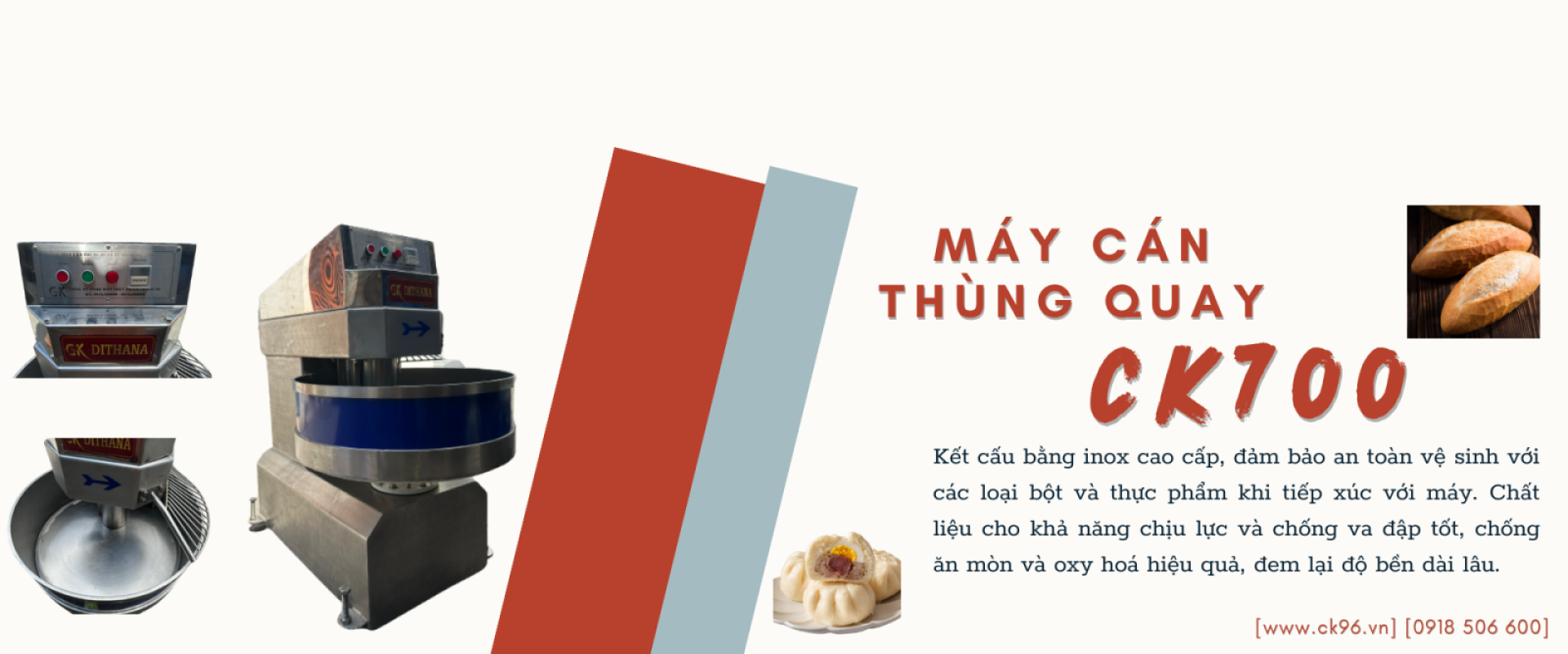 MÁY CÁN THÙNG QUAY CK700