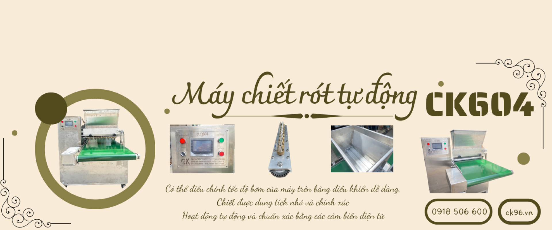 MÁY CHIẾT RÓT TỰ ĐỘNG CK604