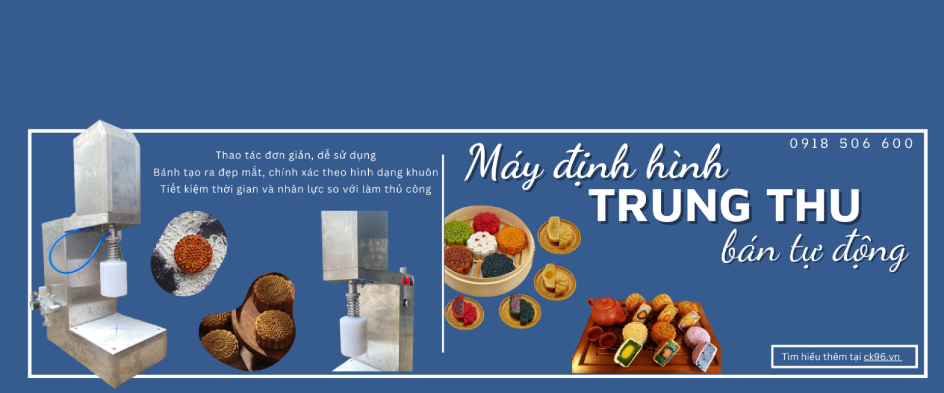 MÁY ĐỊNH HÌNH TRUNG THU BÁN TỰ ĐỘNG