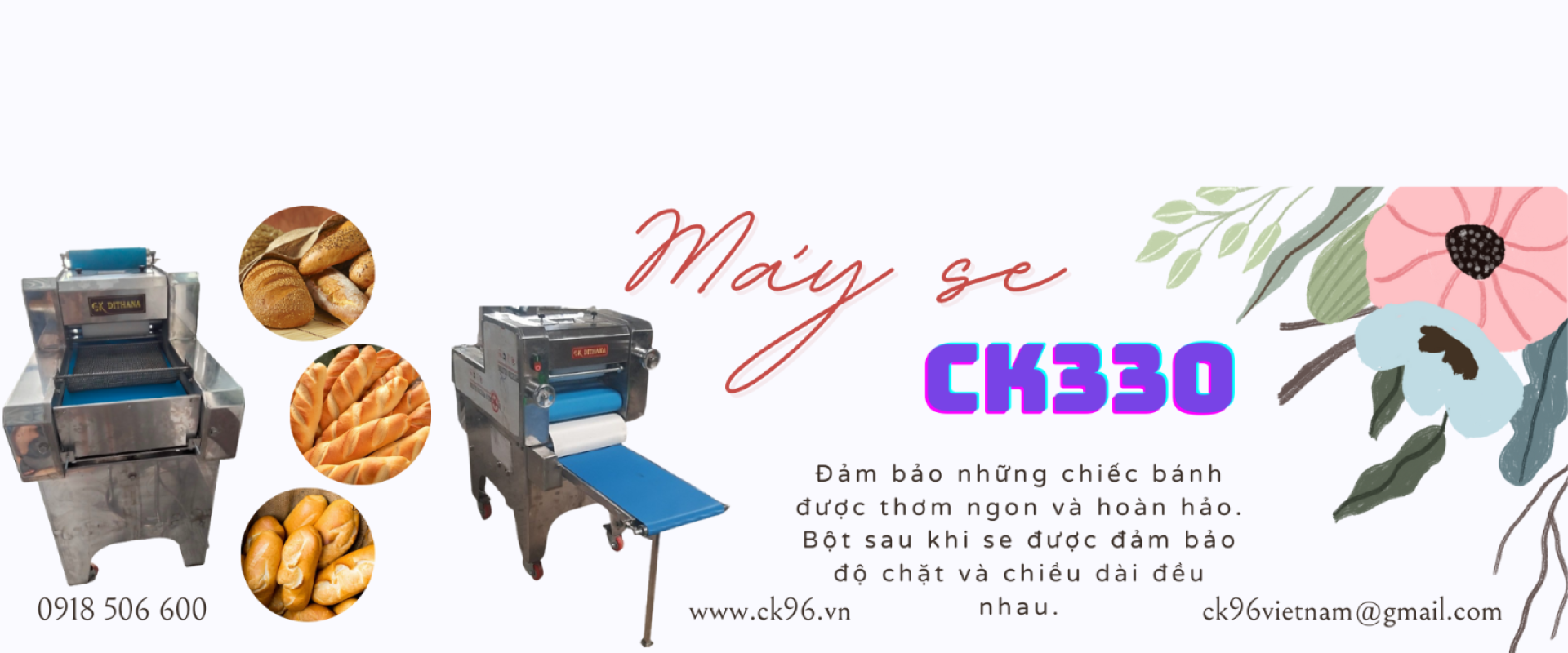 MÁY SE BÁNH MÌ CK330