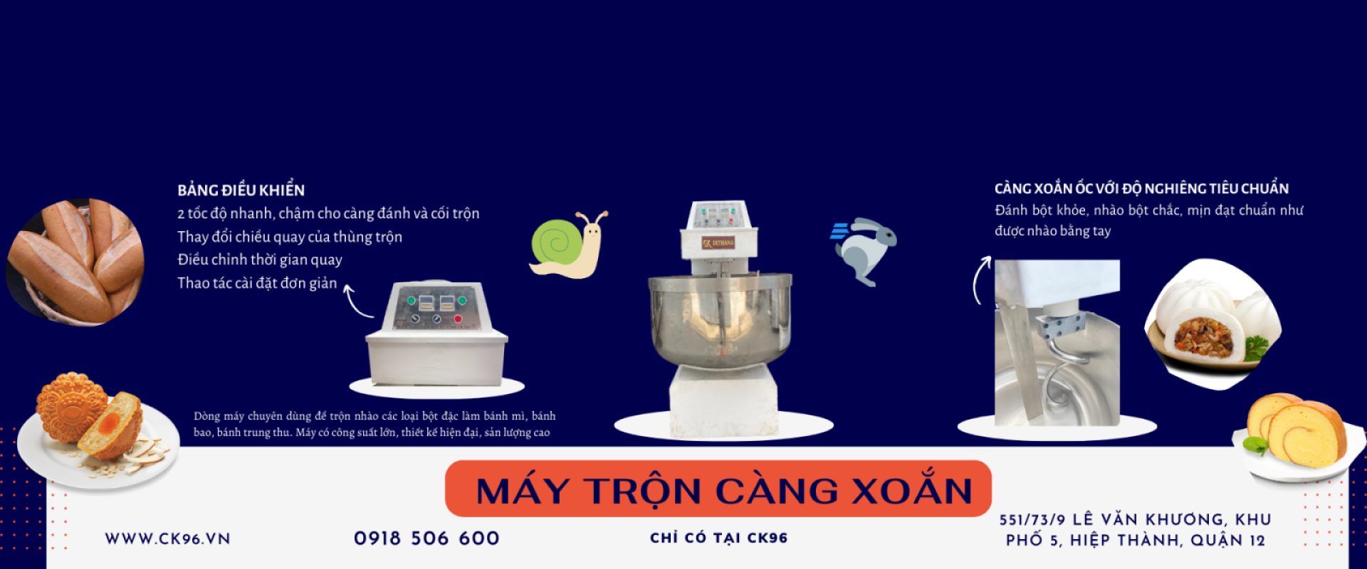 MÁY TRỘN CÀNG XOẮN