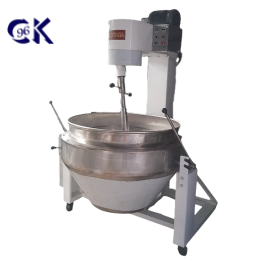 CHẢO XÀO NHÂN TỰ ĐỘNG D1000 ĐỔ, KHUNG SẮT NỒI INOX