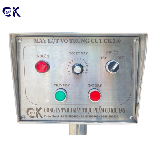 MÁY LỘT TRỨNG CÚT CK240