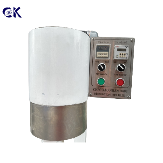 CHẢO XÀO NHÂN TỰ ĐỘNG D600 ĐỔ, KHUNG SẮT NỒI INOX