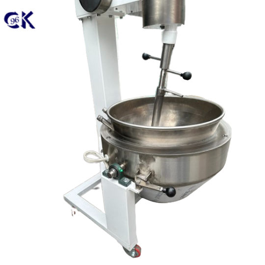 CHẢO XÀO NHÂN TỰ ĐỘNG D600 ĐỔ, KHUNG SẮT NỒI INOX