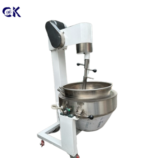 CHẢO XÀO NHÂN TỰ ĐỘNG D600 ĐỔ, KHUNG SẮT NỒI INOX