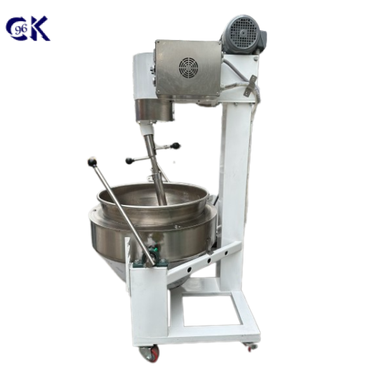 CHẢO XÀO NHÂN TỰ ĐỘNG D600 ĐỔ, KHUNG SẮT NỒI INOX