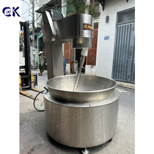 CHẢO XÀO NHÂN TỰ ĐỘNG D1000 KHÔNG ĐỔ, INOX