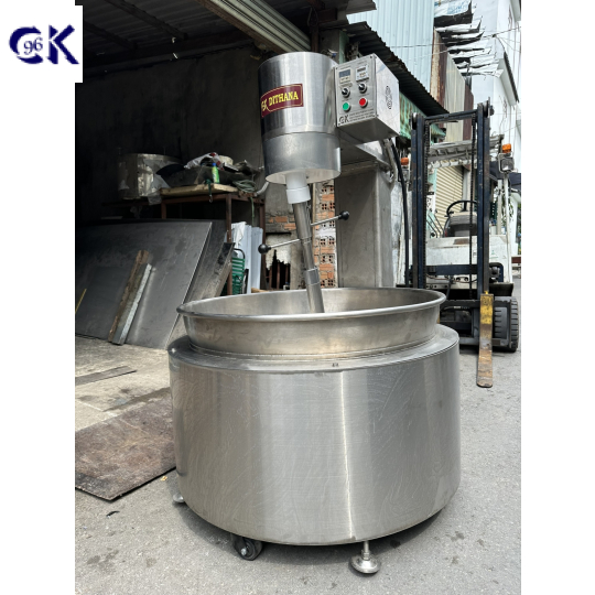 CHẢO XÀO NHÂN TỰ ĐỘNG D1000 KHÔNG ĐỔ, INOX