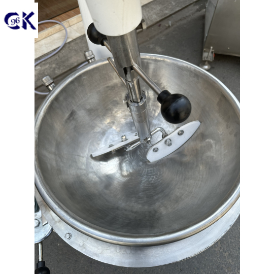 CHẢO XÀO NHÂN TỰ ĐỘNG D500 ĐỔ, KHUNG SẮT NỒI INOX
