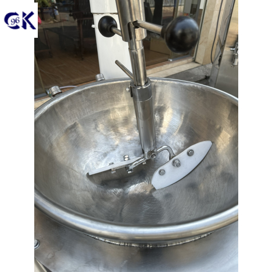 CHẢO XÀO NHÂN TỰ ĐỘNG D500 ĐỔ, KHUNG SẮT NỒI INOX